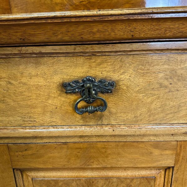 Spectacular Large Victorian Oak Antique Bookcase