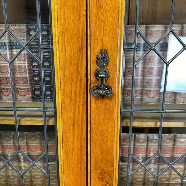 Spectacular Large Victorian Oak Antique Bookcase