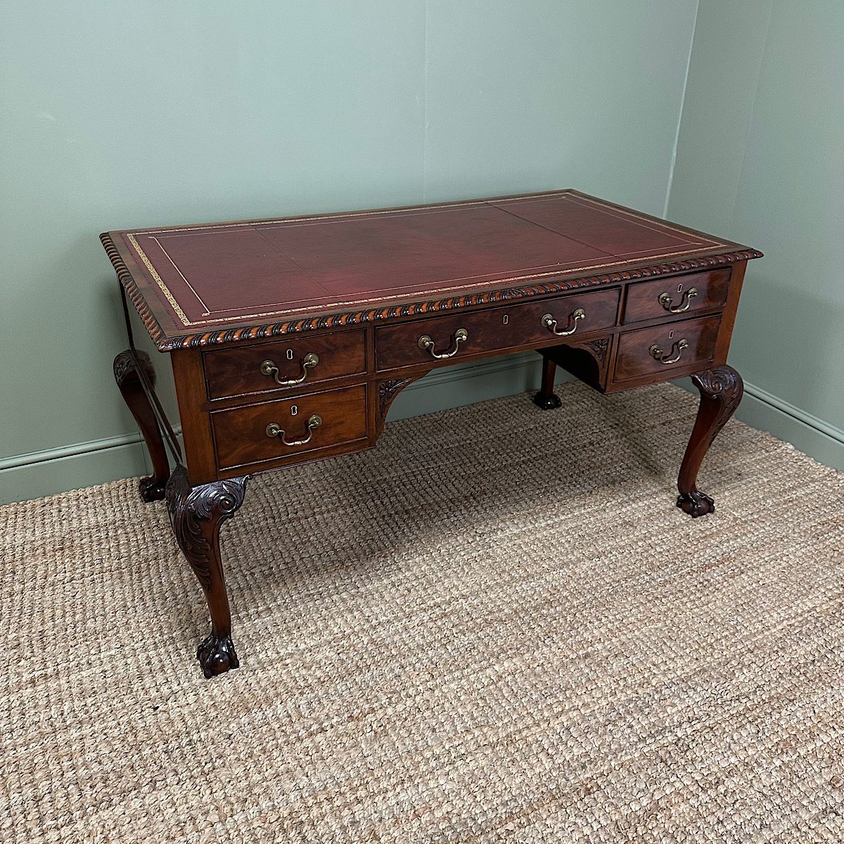 Antique table online top writing desk