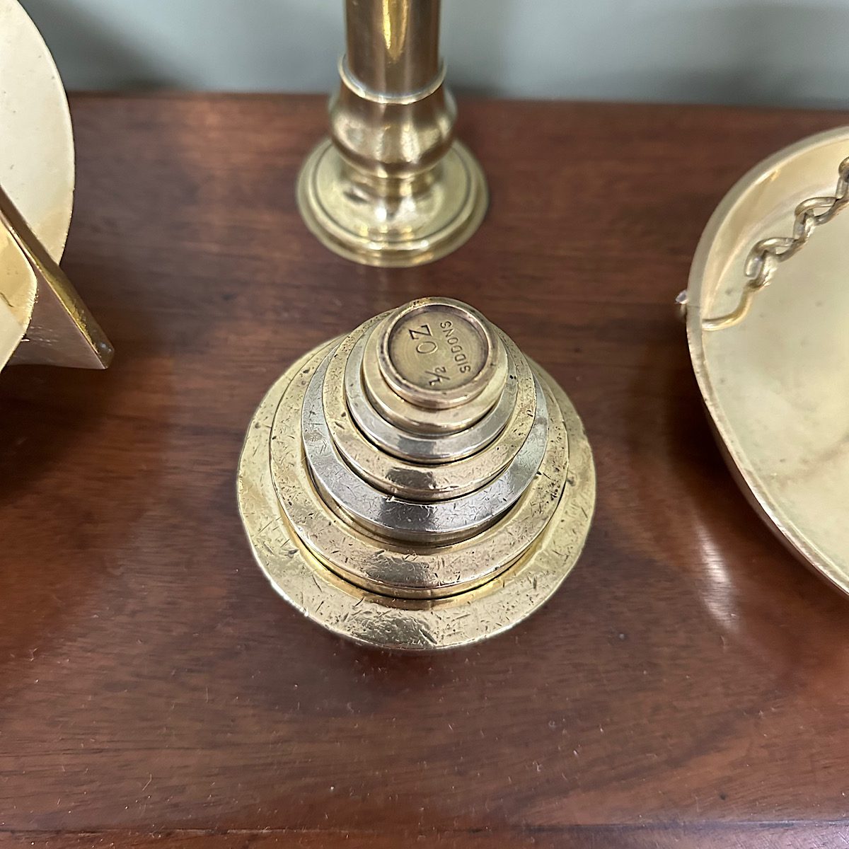 Decorative Victorian Antique Brass Scales - Antiques World