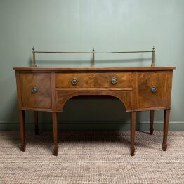 Large Mahogany Antique Victorian Sideboard by Edwards & Roberts