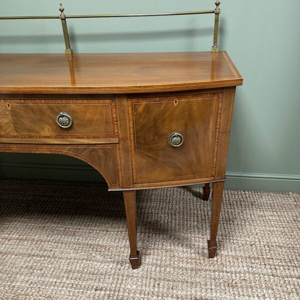 Large Mahogany Antique Victorian Sideboard by Edwards & Roberts