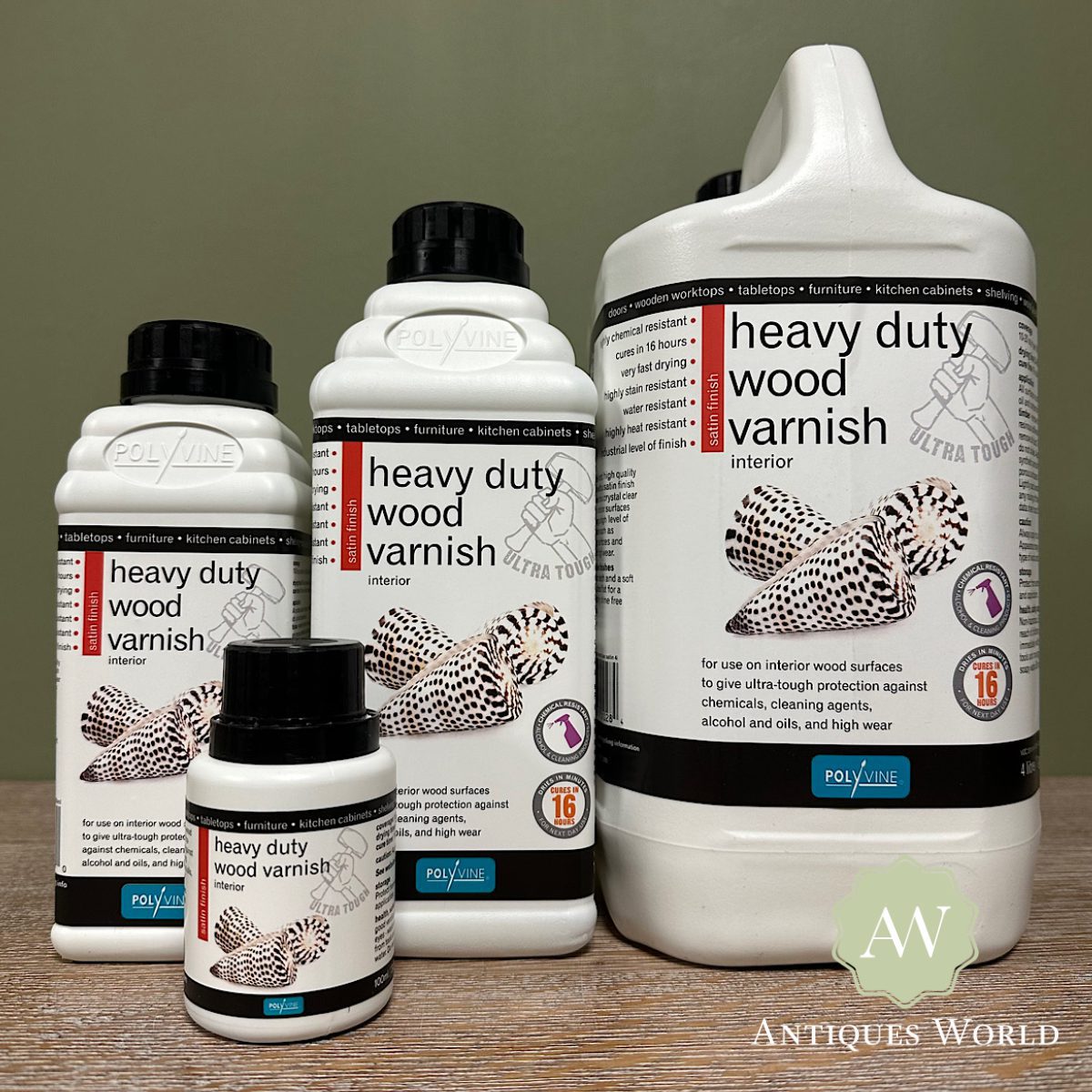 Polyvine Heavy Duty Wood Varnish Antiques World