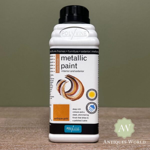 Polyvine Metallic Paint Antique Gold