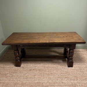Quality Solid Oak Antique Refectory Table