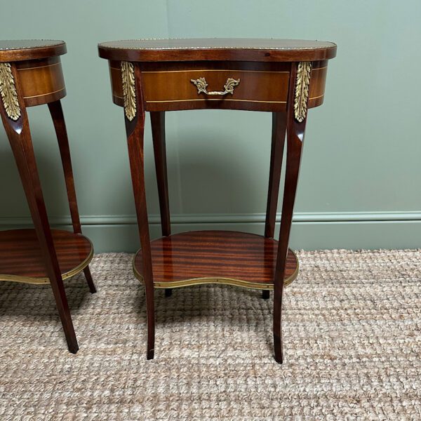 Superb Pair of Antique Side Tables / Lamp Tables