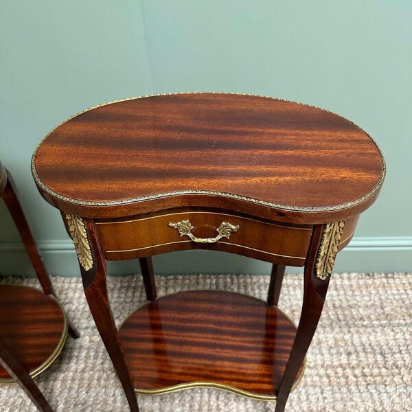 Superb Pair of Antique Side Tables / Lamp Tables