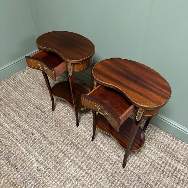 Superb Pair of Antique Side Tables / Lamp Tables