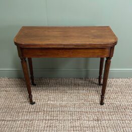 Spectacular 19th Century Mahogany Antique Tea Table