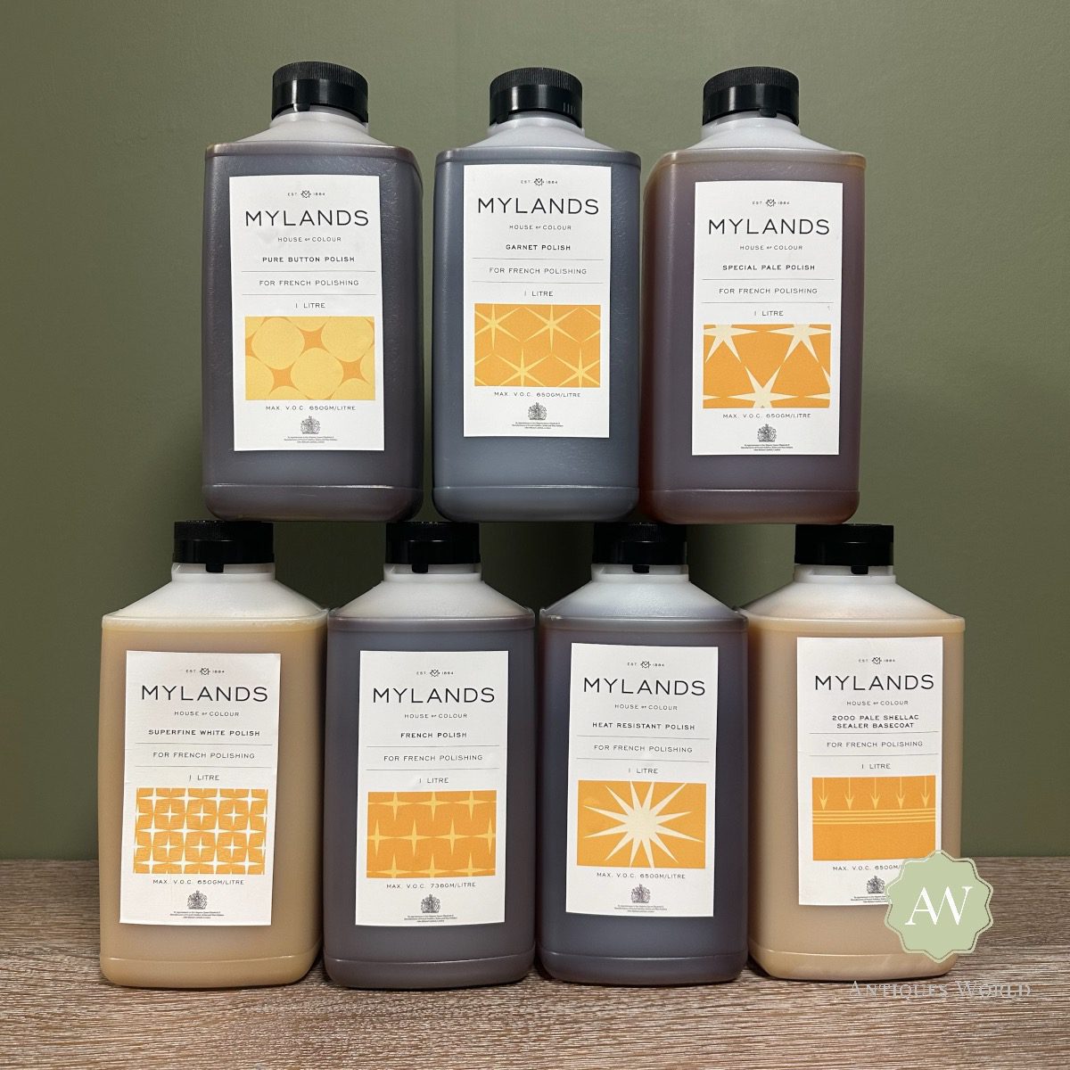 Mylands Shellac Polishes - 1 Litre - Antiques World