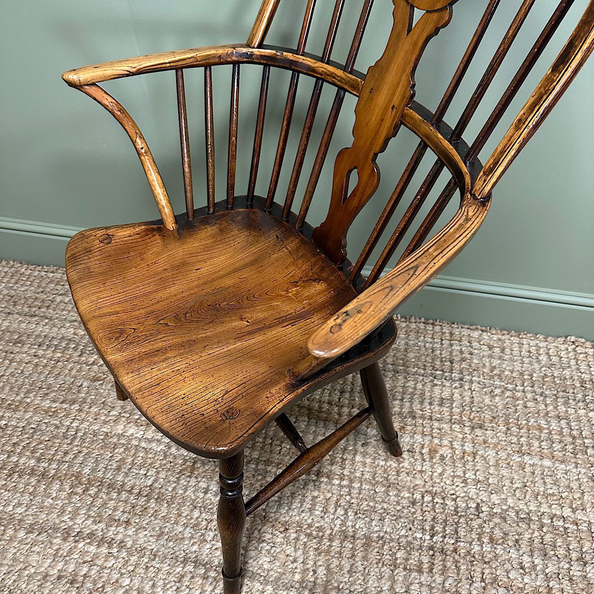 Country House Antique English Windsor Chair - Antiques World