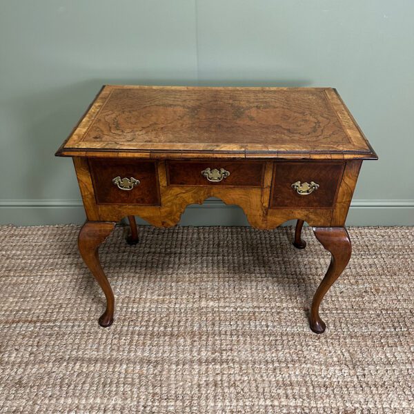 Stunning Edwardian Antique Walnut Low Boy