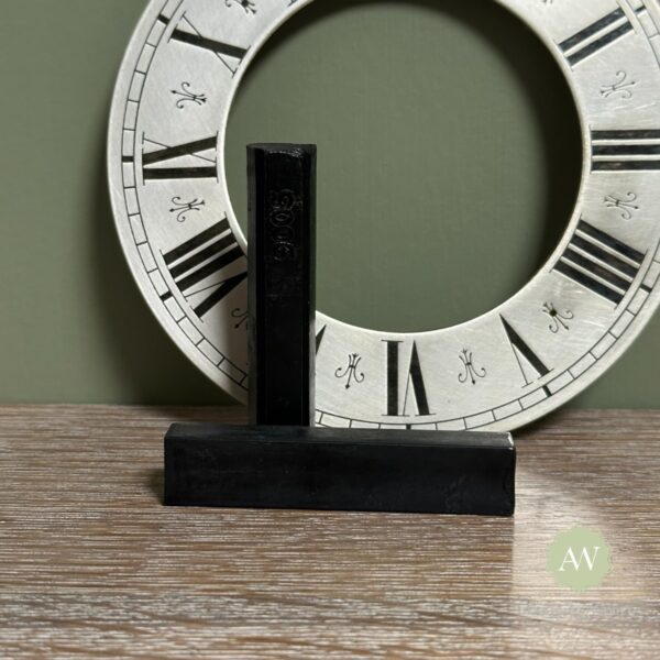 Clock Dial Engravers Wax in use