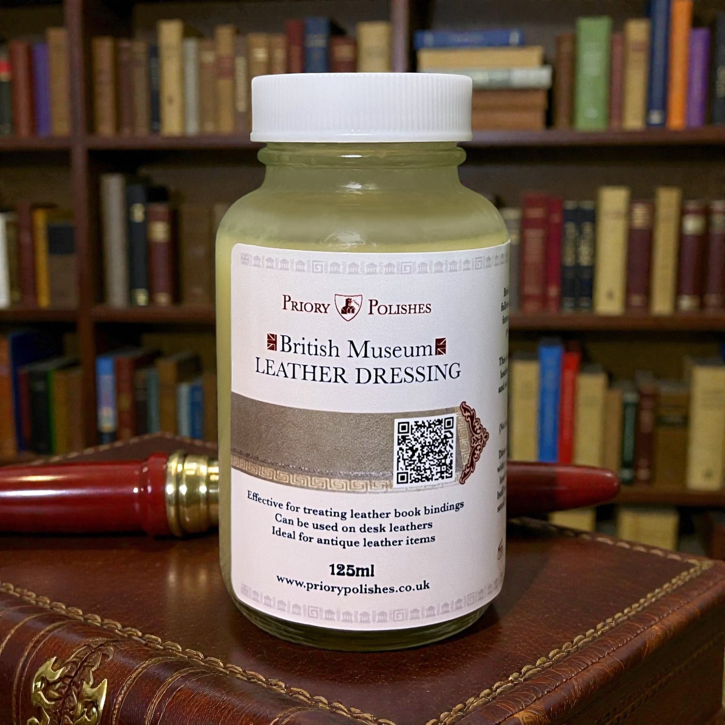 British Museum Leather Dressing 125ml - Antiques World British Museum Leather Dressing 125ml - Antiques World