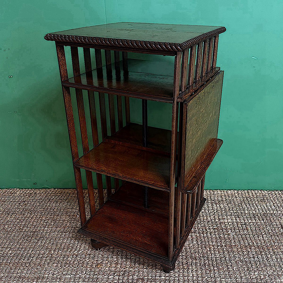 Antique Revolving Bookcase for Sale | Rotating Bookcase